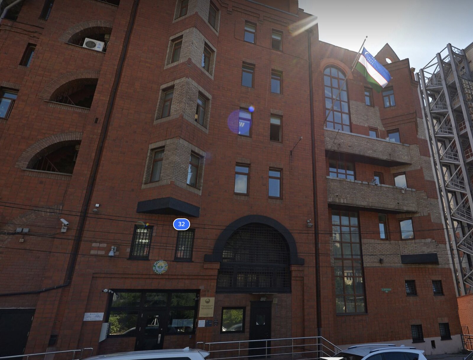 Location of IP address, Present Uzbek Embassy Building